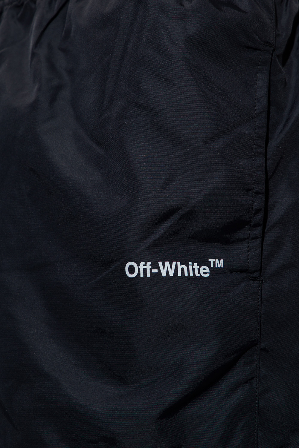 【送料&関税込】Off-White Beachwear In Black Polyamide Off-White c/o Virgil Abloh Beachwear and Swimwear for Men